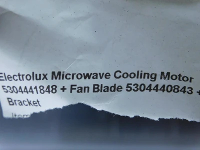 New | in-Stock ELECTROLUX _UNKNOWN_ Fan & Blower Parts Texas US | OCO Industrial #1600508