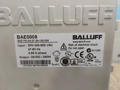 Balluff BAE0008 PLC Power Supplies | ESS Industrial Equipment Sales (5)