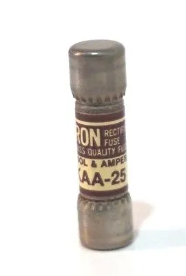 10 NEW BUSSMANN TRON KAA-25 FUSES KAA25