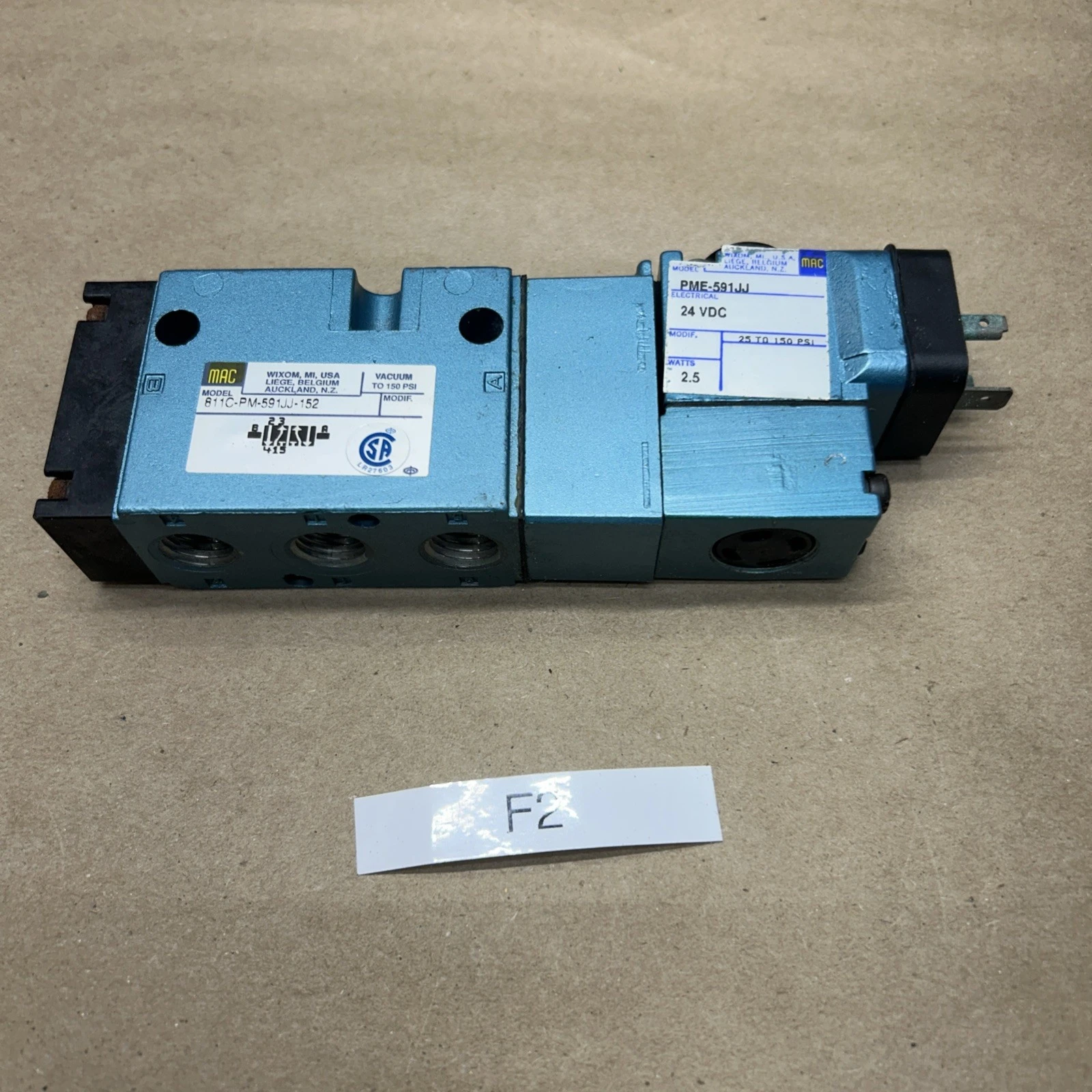 NEW MAC 811C-PM-591JJ-152