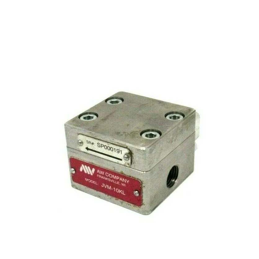 USED AW COMPANY JVM-10KL POSITIVE DISPLACEMENT FLOW METER JVM10KL