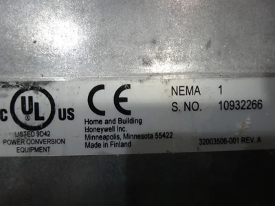 Honeywell 4-5 HP VFD, Type NXS0050B1001