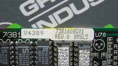 Westinghouse 7381A08G01 Ovation Turbine Control Board 8MSL5 Rev. V Used