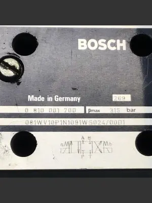 Used BOSCH 0 810 001 700 Valves/Fittings Michigan US | Ideal Machinery #708654