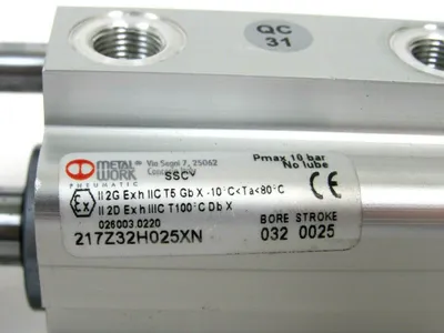 NEW METAL WORK 217Z32H025XN PNEUMATIC CYLINDER