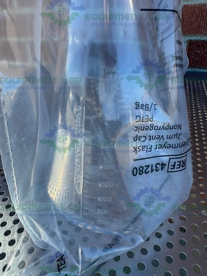 NEW LOT OF 7 - CORNING 431280  PETG ERLENMEYER FLASK WITH VENT CAP 2 L