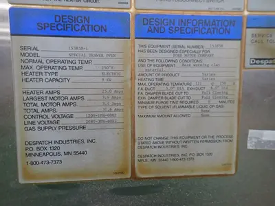 USED DESPATCH SPECIAL DRAWER OVEN