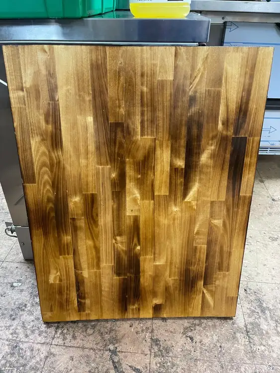 Used Falcon Restaurant Supply Used 32"X25" Butcher Block Dining Restaurant Table Top - COZ - SG Restaurant Front of House Furnishings Illinois US | Falcon Restaurant Supply #1375295