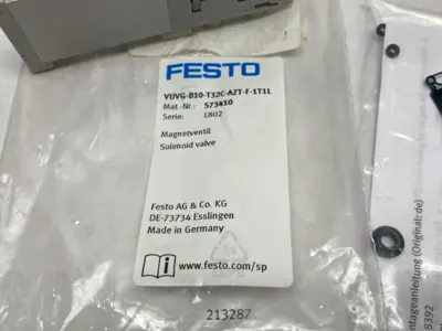 USED FESTO SOLENOID VALVE 2-WAY MONOSTABLE CLOSED
