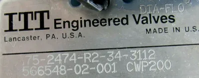 NEW ITT ENGINEERED VALVES NO.12 AIR MOTOR ACTUATOR .752474R234311256654802001