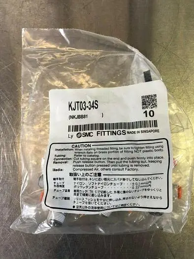 SMC FITTINGS KJT03-34S