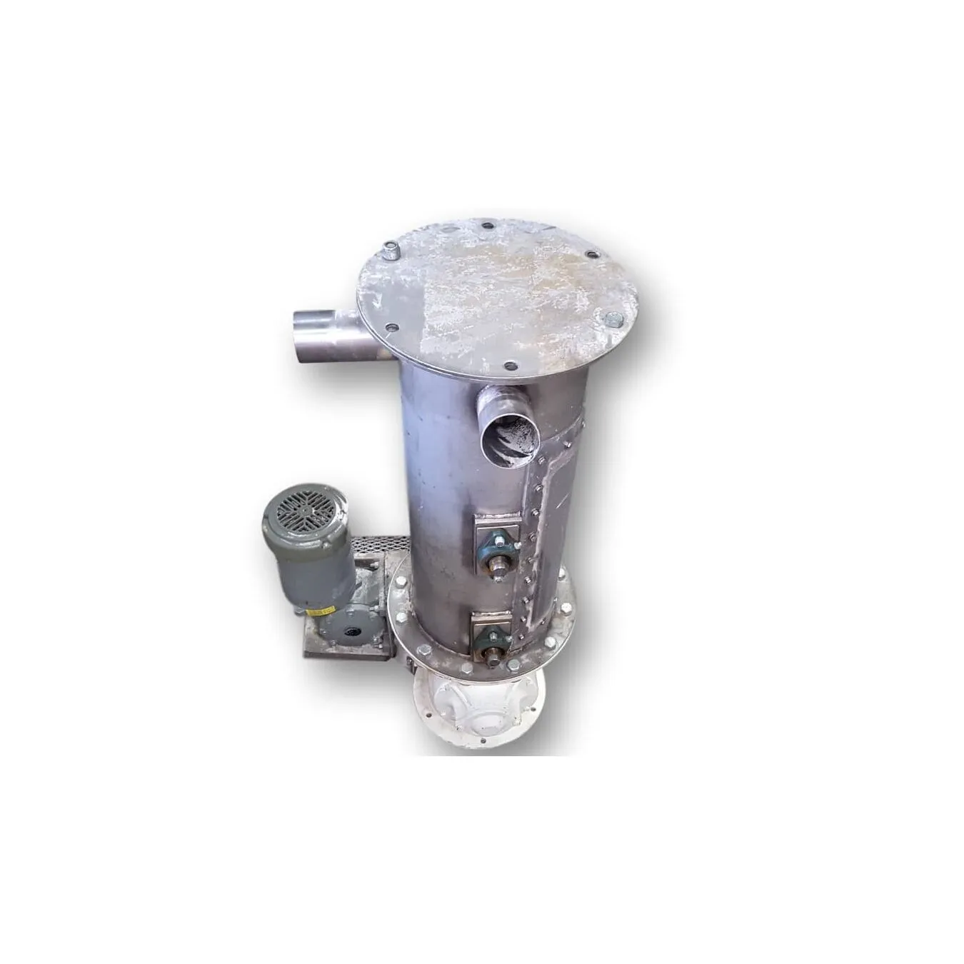 Used 10x12 Semco Rotary Airlock valve with Dual Shaft Agitated lump breaker