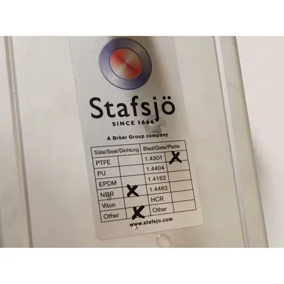 NEW STAFSJÖ VALVES AB MVL025A57V95