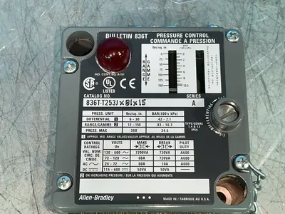 Used ALLEN BRADLEY 836TT253JX81X15 Pressure Switches Ohio US | HGR 24 #1326162