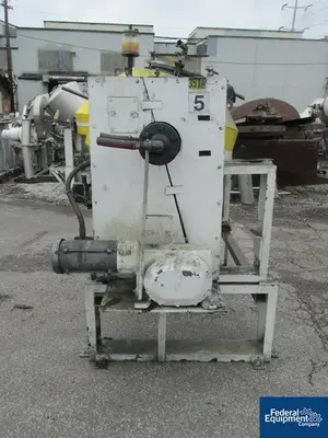 USED Paul O. Abbe 10 Cu Ft Abbe Double Cone Vacuum Dryer, S/S
