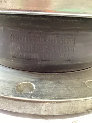 UNAFLEX RUBBER Style 800 14” Expansion Joint