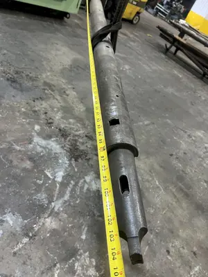 4" DIAMETER X 105" LONG BORING BAR WITH MORSE TAPER: STOCK #20650