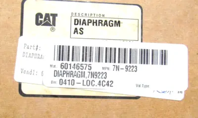 NEW CAT 7N-9223 DIAPHRAGM AS 7N9223