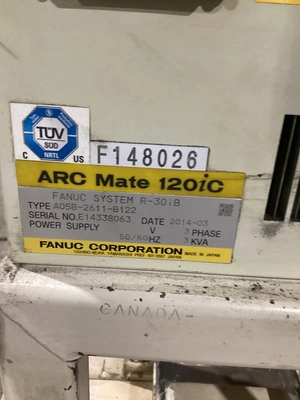 Used FANUC ARC MATE 120IC/R-30IB Robots Michigan US | iGAM Industrial Marketplace #1376911