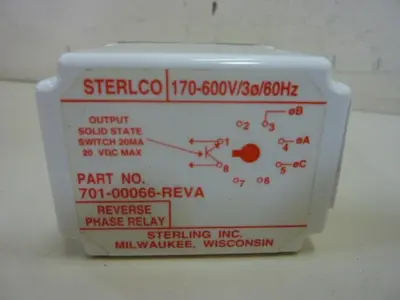 Used STERLCO 701-00066 Relays & Switches Michigan US | Ideal Machinery #1318523