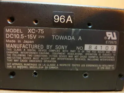 USED SONY XC-75