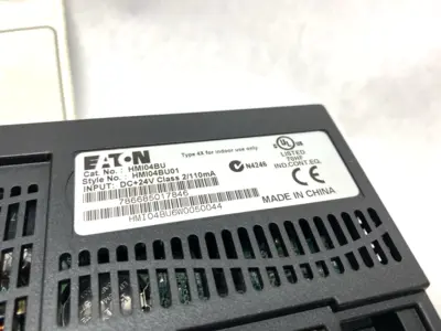 USED EATON HMI INTERFACE HMI04BU01 DC +24V CLASS 2/110MA TYPE 4X