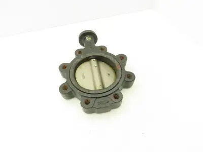 Apollo 143 6CSE1 6" Butterfly Valve Lug Style CF8M Stainless Disc No Handle