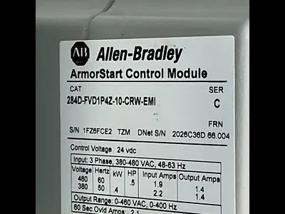 USED ALLEN BRADLEY 284D-FVD1P4Z-10-CRW-EMI