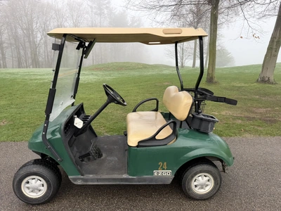 (1) 2015 E-Z-Go golf cart with a Kawasaki gas engine, does not include Club canopy, ball cover, club...