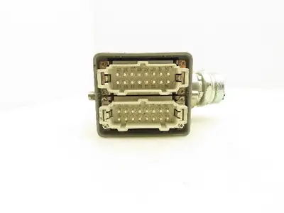 GW Connect GWD32 Heavy Duty Power Connector Male 32 Pin Hood Side Entry Lot Of 7