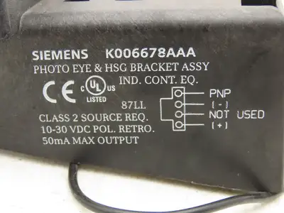 Siemens Dematic K006678AAA Conveyor Photo Eye Sensor HSG Bracket Assy Lot of 5