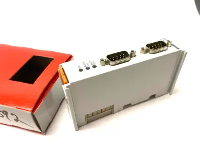 New | in-Stock BECKHOFF ETHERCAT RS232 INTERFACE MODULE 2-PORT PLC Ethernet Equipment | Maverick Industrial Sales #1112142