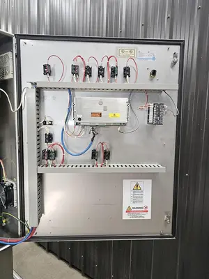 Used 400 Gallon Jacketed Tank (Reactor), With Waukesha Pump & Load Cells, 316 Stainless Steel
