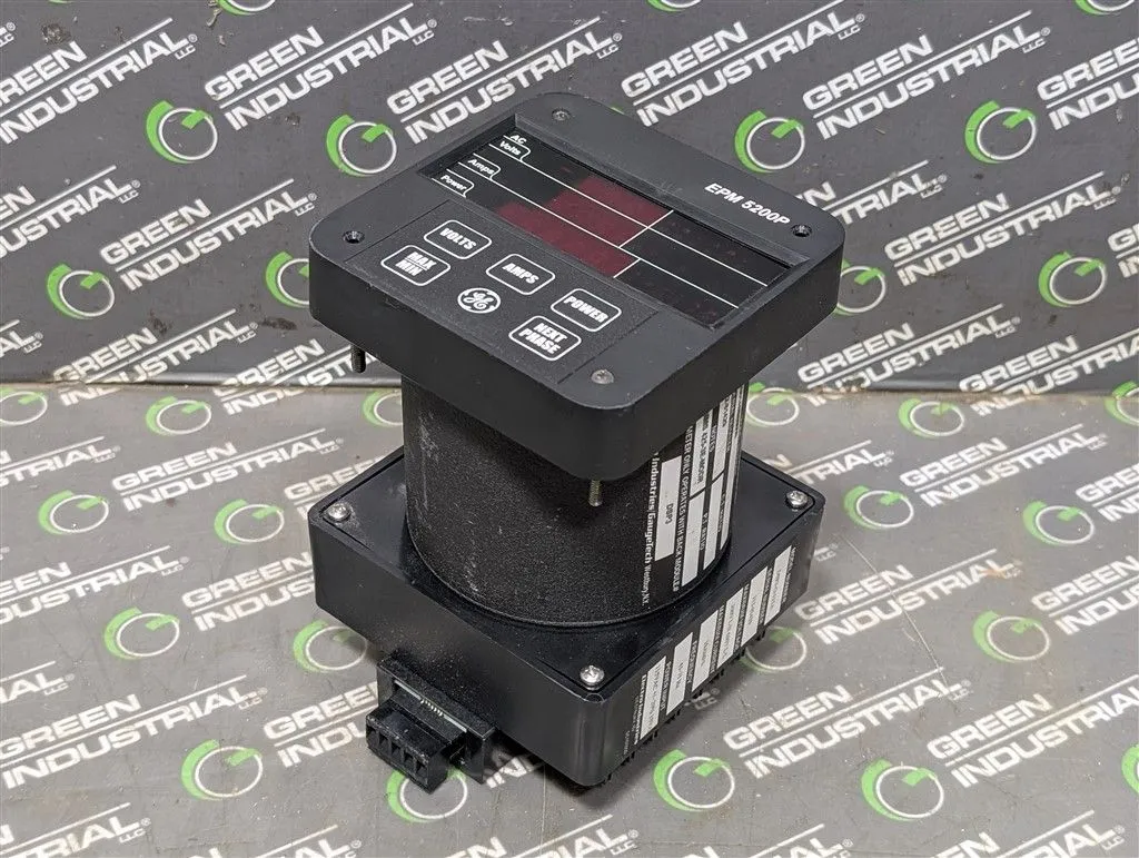 GE Electro Industries PL52001A0B00000 Multifunction Power Monitor EPM-5200P Used