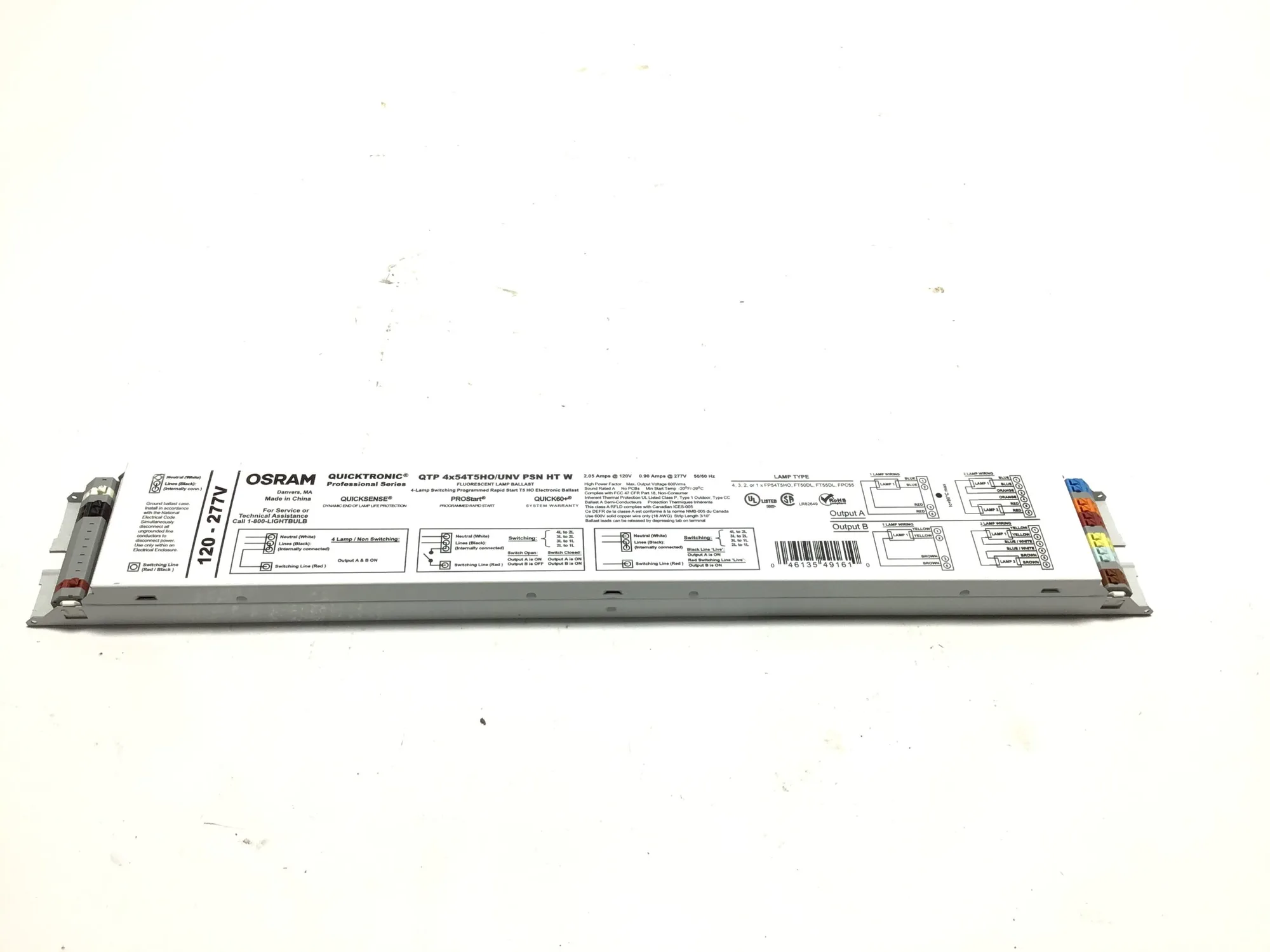USED OSRAM QTP4X54T5HO/UNV-PSN-HT-W