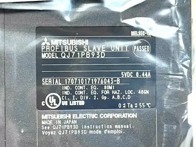 QJ71PB93D | Mitsubishi  PROFIBUS Slave Unit MELSEC-Q Series - New Other