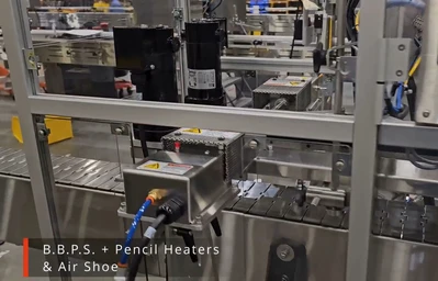 Used AXON, PROMACH EZ300 SHRINK SLEEVER WITH EZ-36-BR HEAT SHRINK TUNNEL Sleeve Wrappers Washington US | The Equipment Butler #1276970