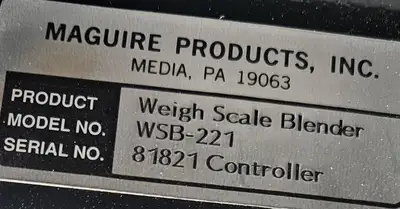 Maguire WSB-221 Weigh Scale Blender (BIN531)