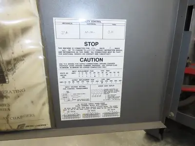 GNB FER100 24-750 T1 Forklift Battery Charger 48V 750Ah 105A 208/240/480V 3Ph