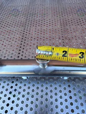 Stainless Steel Manifold 1.5" Sanitary Fitting w/ 8 Ports 1/2" Sanitary Fitting