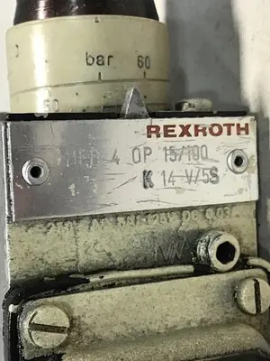 USED REXROTH HED 4 0P 15/100 K 14 V-5S