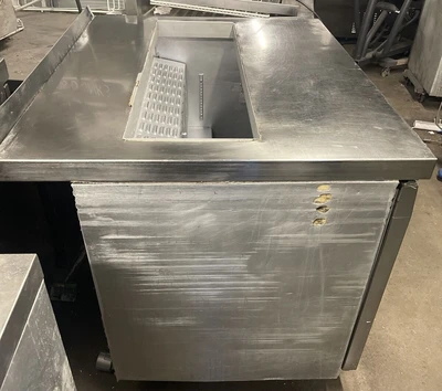 174-0094 Continental SW48 48” Self Contained Pan Rail Prep Table Cooler