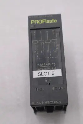 SIEMENS 6ES7 138-4FB02-0AB0 SIMATIC S7 ELECTRONIC CONTROL MODULE STOCK K-3942