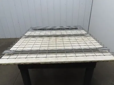 New Pallet Rack Wire Deck 48x52" Waterfall 3 Flared Channel Racking 2500lb Mesh