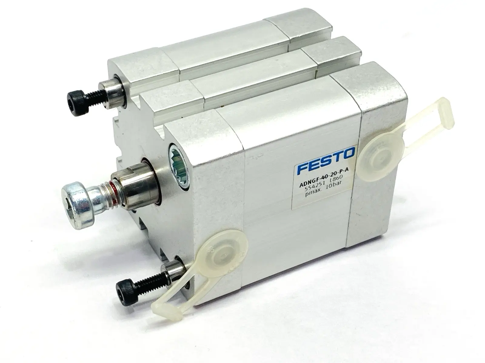 New | in-Stock Festo Compact Pneumatic Cylinder 554251 MISSING FRONT PLATE Pneumatic Cylinders Michigan US | Maverick Industrial Sales #1392635