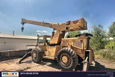 Used 1973 GROVE RT58 Mobile Cranes Pennsylvania US | Proxy Equipment #1382942