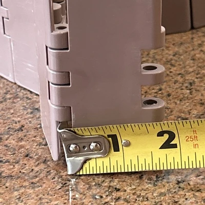 UNI CHAIN SLAT-TOP SIDE FLEXING  APPROXIMATELY 18’ NNB FAST SHIPPING +WARRANTY