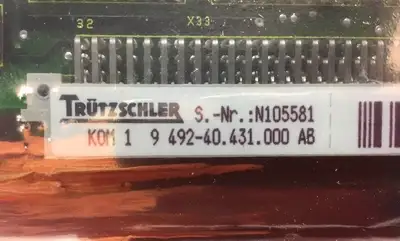 TRUTZSCHLER KOM 1 CIRCUIT BOARD 492-40.230.001 492-40.431.000 492-40.230.002. 3A