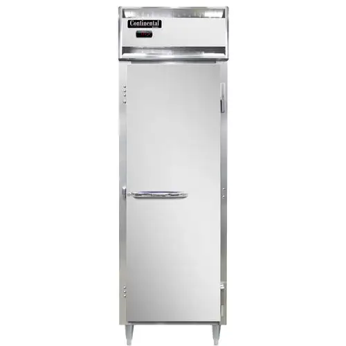 Continental DL1W-SS Full Height Insulated Heated Cabinet W/ (19) Pan Capacity, 208-230v/1ph