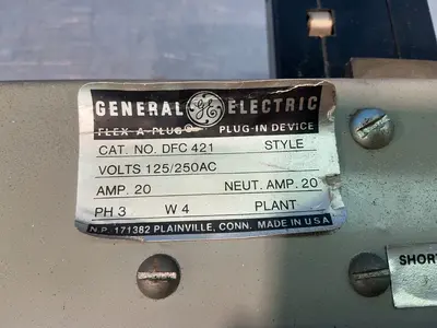 Used GENERAL ELECTRIC DFC421 Bus Bars & Plugs Ohio US | HGR 24 #1358967